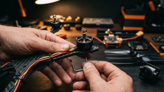 Montagem de drone