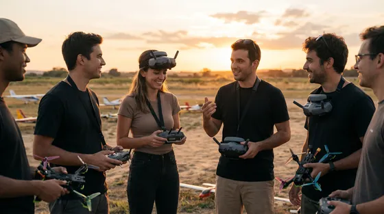Comunidade de pilotos FPV